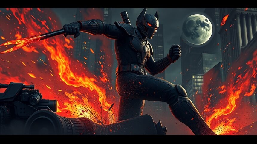 Félelem és bátorság: Erőteljes szuperhős akció karakter