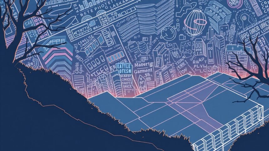 Kreatív városi táj, amely a rezicsökkentés hatásához kapcsolódik.