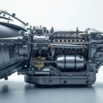 EAT6 automata váltó részletei oldalnézetből