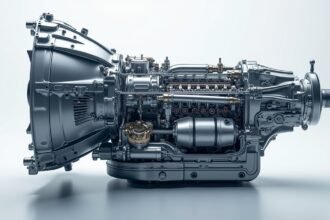 EAT6 automata váltó részletei oldalnézetből