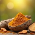 Maca gyökér por és étrend-kiegészítők természetes környezetben