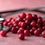 Tőzegáfonya bogyók és sztetoszkóp, egészségügyi kontextusban