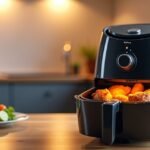 A forrólevegős fritőz működése a konyhában