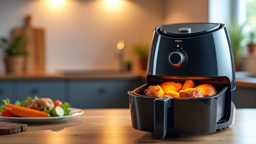 A forrólevegős fritőz működése a konyhában