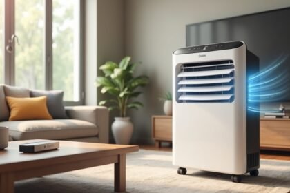 Orion hűtő-fűtő mobilklíma egy modern lakásban