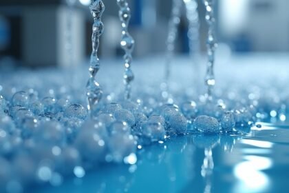 Ioncserélő vízkezelő rendszerek működése víz és buborékokkal