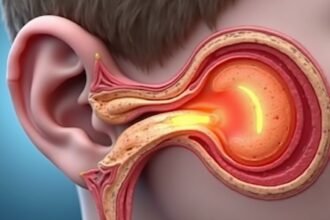 A dobhártya és hallószerv részletes ábrázolása, amely bemutatja funkcióit.