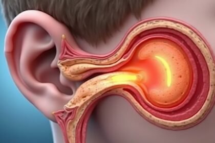 A dobhártya és hallószerv részletes ábrázolása, amely bemutatja funkcióit.