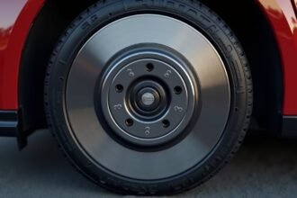 A féktárcsa porvédő lemez és az autó kerékszerkezete