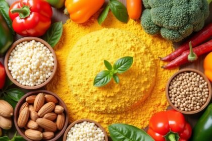 Kukoricadara és zöldségek tálalása egészséges étkezéshez