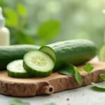 Friss uborka és szépségápolási termékek az arcbőrápolás érdekében