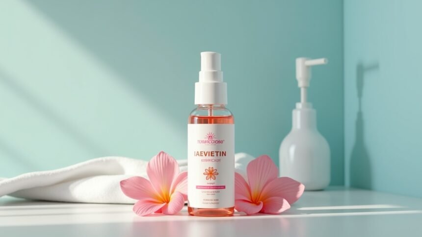 Terpin-hidrát: köptető hatású spray virágokkal díszítve