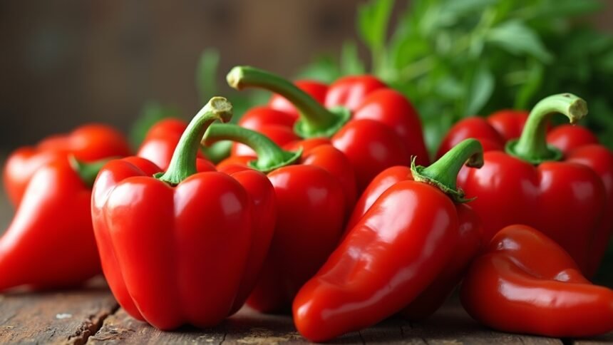 Friss pirospaprika egészségi előnyökkel gazdagítva