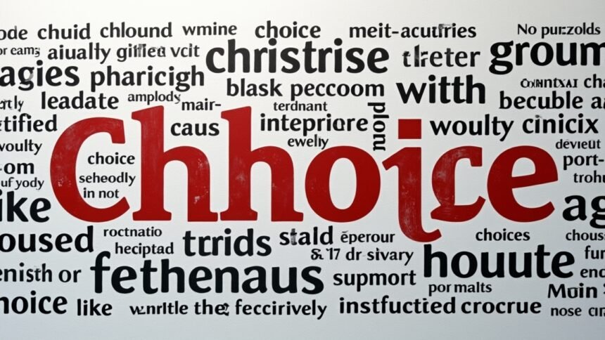 A választás szinonimái egy színes szótárban