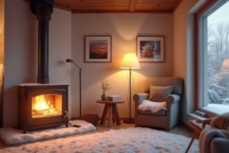 Kényelmes nappali fűtés huzatszabályzóval