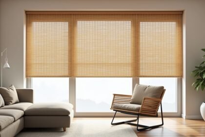 Bambusz roló a modern otthonban, stílusos árnyékolás