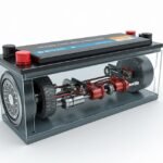 Ólom-savas akkumulátor belső szerkezete, energia tárolás