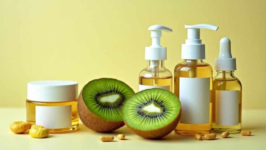 Kíwifélék és bőrápoló termékek frissítő kombinációja