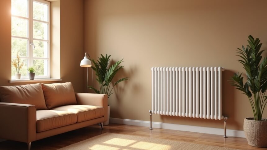 Olajradiátor modern otthonban kényelmes fűtési megoldással