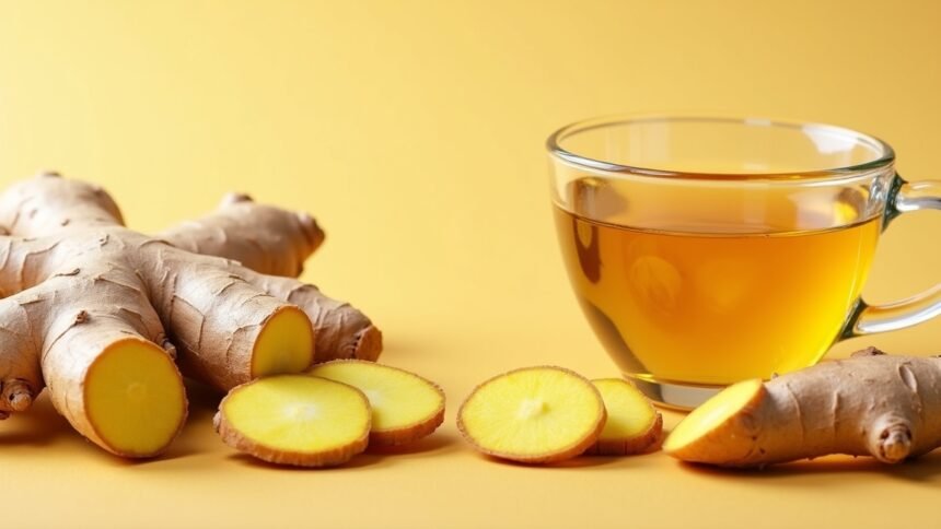 Friss gyömbér és gyömbértea egészségügyi előnyökkel