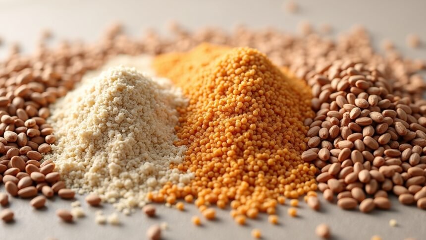 Hajdina és más magok, amelyek emésztésjavító hatásúak.