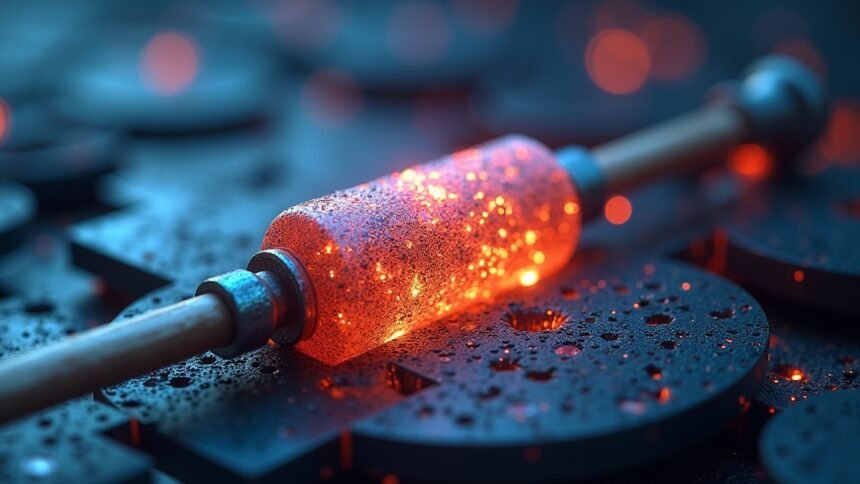 Az aktív anód elektrokémiai folyamatokban scintilláló hatása