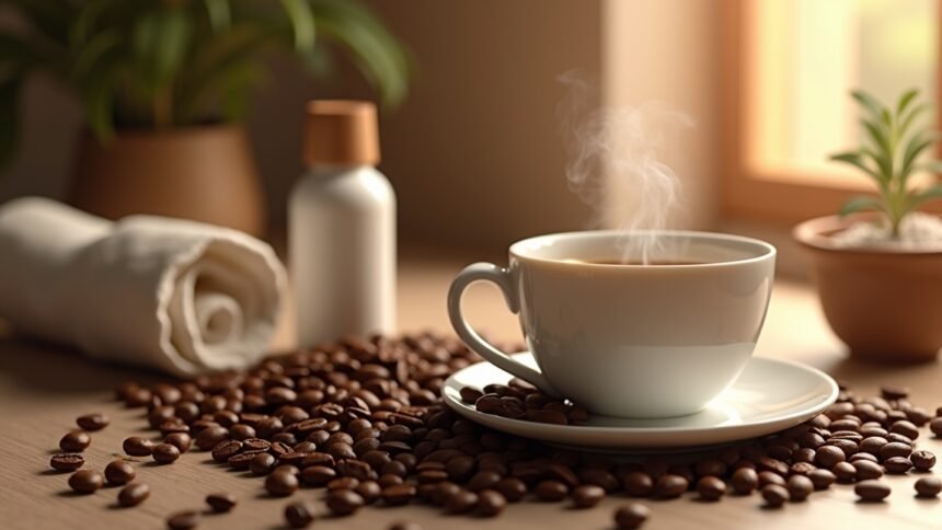 Friss kávé és bőrápolás eszközök lásd a természetes szépséghez