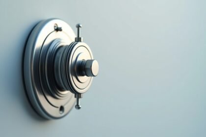 Bimetál termosztát részlete