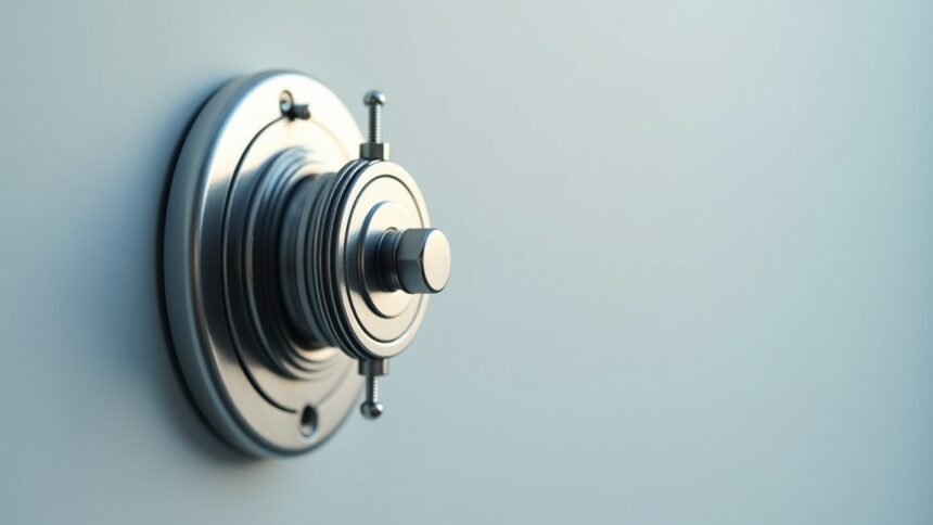 Bimetál termosztát részlete