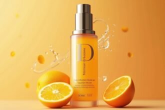 D-vitaminos bőrápoló szérum citrommal