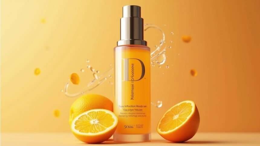D-vitaminos bőrápoló szérum citrommal