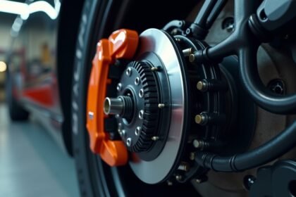 Fékek és fékrendszerek részletes képe járműben.