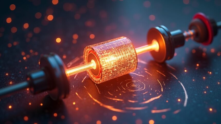 A magnetron és elektromágneses sugárzás működése, fényes háttérben.