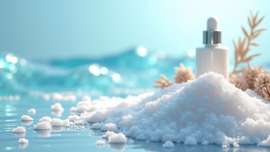 Tengeri só és bőrápoló termékek természetes szépséghez.