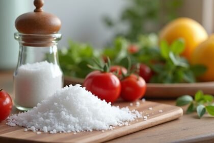 Friss zöldségek és só az egészség támogatására