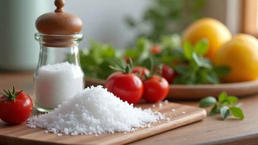 Friss zöldségek és só az egészség támogatására