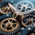 Automata óra fogaskerekei és precíziós mechanikája