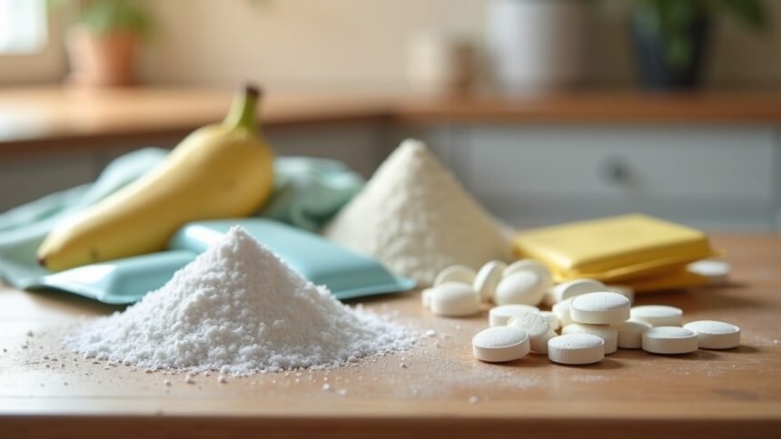 Mesterséges édesítőszerek és természetes alternatívák az asztalon.