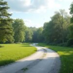 Zöld nyeles telek csendes kerületben, széles gyep és faállomány.