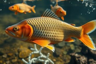 Pontyúszmás a vízben, a hidegfront hatásaira utalva.