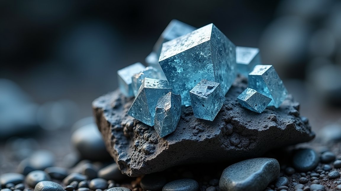 Galenit krystal lakásdísz és energiatöltéshez