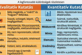 Kvalitatív és kvantitatív kutatás jellemzői