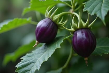 Nadragulya bogyói a természetben, egészségtudatos használathoz.