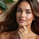 Ragyogó és egészséges haj argánolajjal, természetes összetevőkkel.