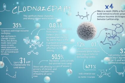 Klonazepám molekuláris szerkezet és hatásmechanizmus