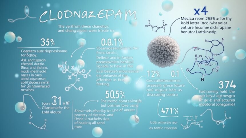 Klonazepám molekuláris szerkezet és hatásmechanizmus