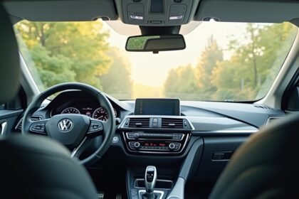 Volkswagen belső tér, modern designnal és komfortos környezettel.