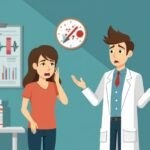 Orvos és beteg beszélgetése a vérnyomáscsökkentő gyógyszerek mellékhatásairól.