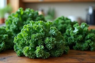 Friss kelkáposzta, vitaminokban és antioxidánsokban gazdag zöldség.