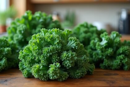 Friss kelkáposzta, vitaminokban és antioxidánsokban gazdag zöldség.